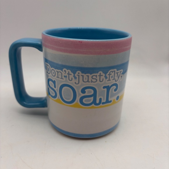 Disney Dumbo the Flying Elephant Don't Just Fly Soar Ceramic Coffee Mug - Picture 4 of 12